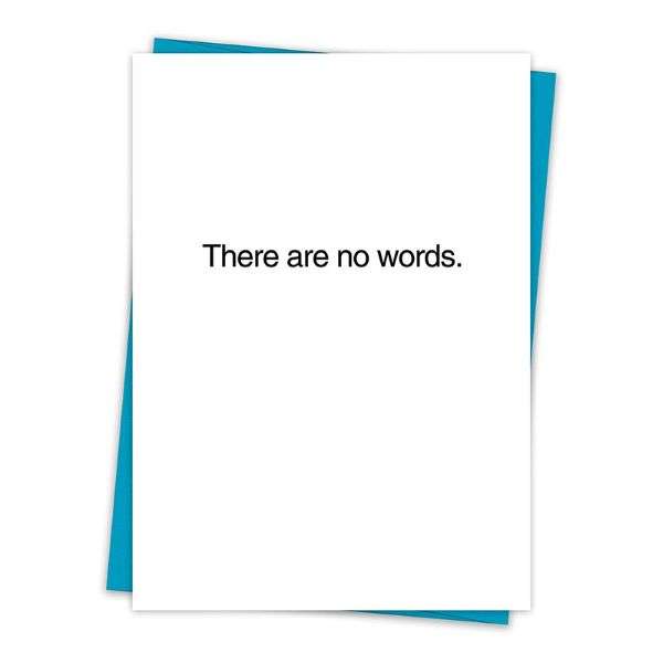 THERE ARE NO WORDS CARD Thumbnail