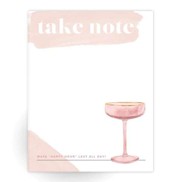 TAKE NOTE-MAKE HAPPY HOUR LAST ALL DAY NOTE PAD Thumbnail