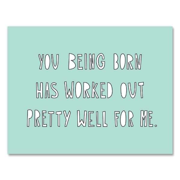 YOU BEING BORN CARD Thumbnail