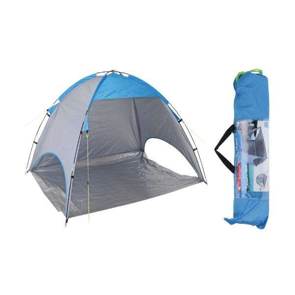 GREY WITH BLUE ACCENTS BEACH TENT Thumbnail